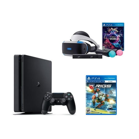 PlayStation VR Launch Bundle 3 Items:VR Launch Bundle,PlayStation 4,VR Game Disc RIGS Mechanized Combat (Best Scary Vr Games)