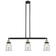 thumbnail image 2 of Innovations Lighting 213-S Canton Canton 3 Light 39" Wide Linear Chandelier - Brass, 2 of 7