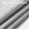 thumbnail image 5 of Sun Shade Sail, 14.76'x14.76'x 14.76' Triangle Sun Sail Terylene Polyester Waterproof Sunshade, Y2Konexi 95% UV Block Canopy 260GSM for Outdoor Patio Lawn Garden Backyard - Grey, 5 of 9