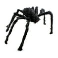 thumbnail image 1 of Black Realistic Bendable Plush Spider Toys Scary Home Decorations Party Favor, 90CM Large, 1 of 4