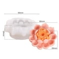 thumbnail image 2 of 3D Flower Lotus Silicone Molds, Homemade Soap Candle Molds, Baking Moulds For DIY Cupcake Chocolate Candy Sugar, DIY Fondant Tools, 2 of 9