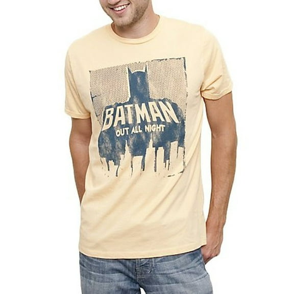 Batman Out All Night Beach Mens T-Shirt