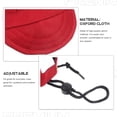 thumbnail image 4 of Gorra de béisbol decorativa con visera para perro cachorro (roja, S), 4 of 7