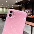 thumbnail image 4 of Compatible with iPhone 12 Case Cute Glitter Slim Bumper, Sparkly Silicone Shockproof Protective Phone Case for Women Girls (Pink), 4 of 13