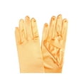 thumbnail image 1 of Gravity Threads Gants en Satin Opéra au-Dessus du Coude 14,7 Pouces Orange, 1 of 2