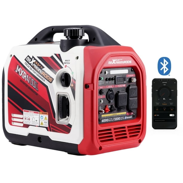 Maxpeedingrods 4000W /3200W Portable Inverter Generator Gas Powered Quiet for Camping EV-Charge
