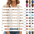 thumbnail image 3 of ZJXFGS Women Boyfriend Shirts,Long Sleeve Workout Tops for Women Fashion Clothing Thermal Shirts for Women Tunic Tops Summer Tops Womens Long Sleeve Fitted Tops Navy L, 3 of 8