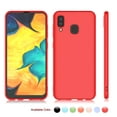 thumbnail image 1 of Njjex Case Cover for Samsung Galaxy A20 A30 A50 A505U, Njjex Shockproof Ultra Slim Fit Silicone Cover TPU Soft Gel Rubber Cover Shock Resistance Protective Back Bumper -Red, 1 of 6