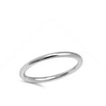 thumbnail image 4 of CHOOSE YOUR COLOR Round Wedding Ring .925 Sterling Silver Thin 2mm Thumb Band Jewelry Female Size 7, 4 of 4