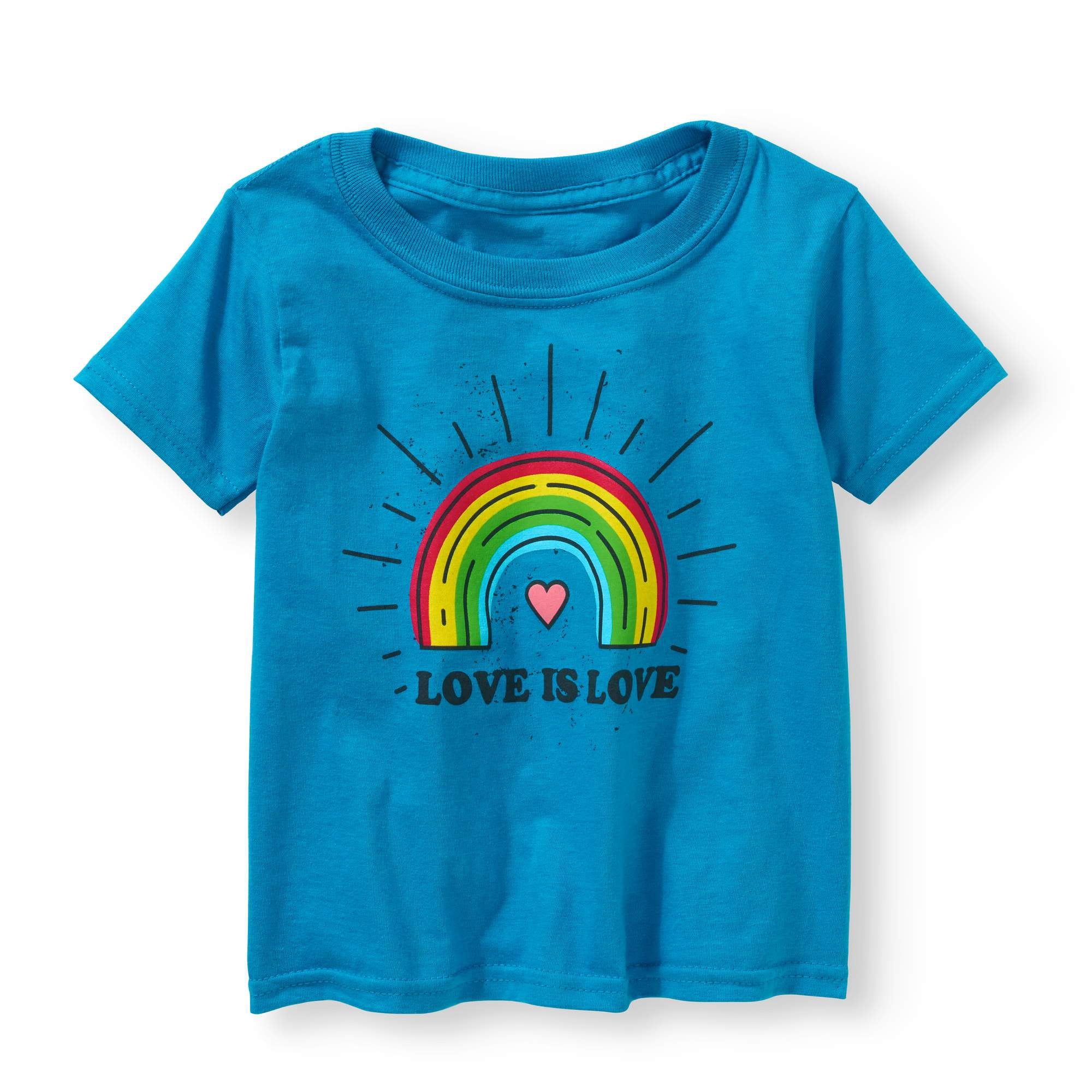 rainbow graphic tee shirt