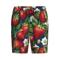 thumbnail image 4 of Fotbe Strawberry2 Pajama Shorts for Men, Men's Pajama Bottoms, Sleepwear,Short Pajama Pants-Large, 4 of 9