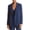 Blue - graphiteblue, variant on Dylan Gray Womens Crepe Blazer Jacket, Blue, 4