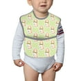 thumbnail image 6 of Hirioo Rabbit With Tie for Baby Waterproof Pocket Bib Adjustable Closed for Babies Toddlers with Large Pocket 6-24Months, 6 of 8