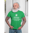 thumbnail image 4 of Men's Funny Pubs Official sunblock of ireland Tee shirt saint Patrick's day tee Irish Patriotic Tee (4X-Large Navy Blue), 4 of 6
