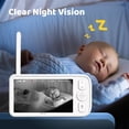 thumbnail image 4 of Monitor para bebés NETVUE Peekababy Smart WiFi 1080P FHD con cámara, 4 of 8