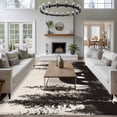 thumbnail image 4 of Black Bear Large Area Rug 8x10 FT, Non Slip Living Room Throw Carpet, Vintage Forest Cabin Animals Silhouette Washable Soft Indoor Outdoor Carpet Non-Shedding Rug for Bedroom Dining Room, 4 of 9