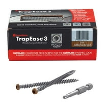 FastenMaster TrapEase No. 20 X 2-1/2 in. L Saddle Torx Ttap Star Head Composite Deck Screws 75 pk
