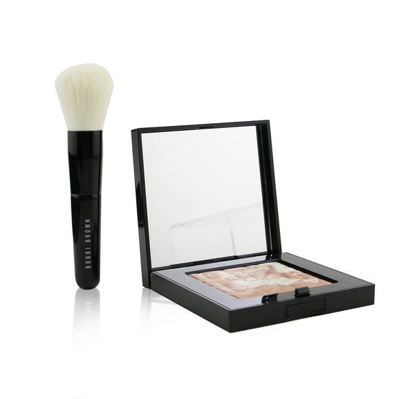 Set de polvos iluminadores Bobbi Brown con funda compacta, 2 unidades