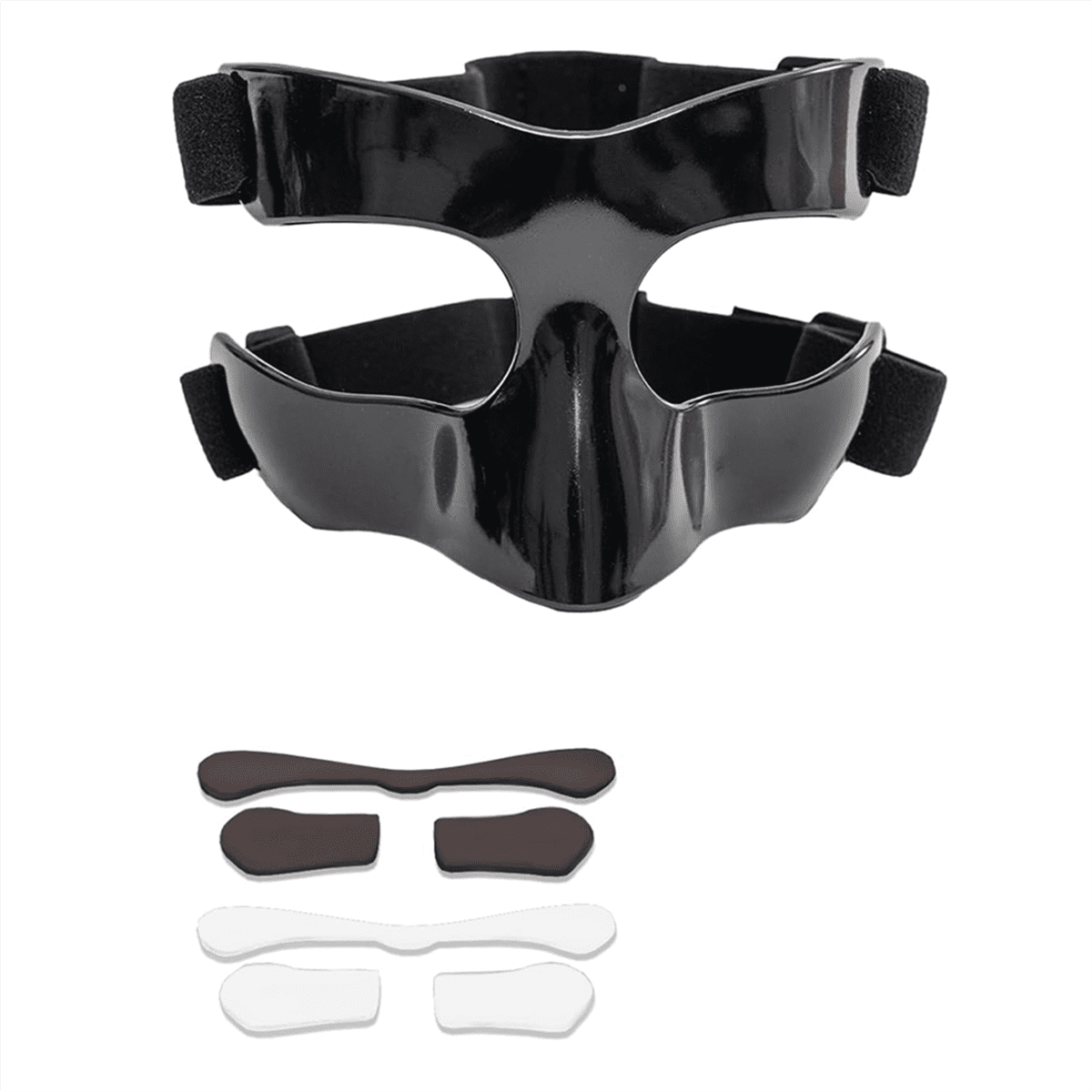 Nose Guard Face Shield For Broken Nose, Adjustable Carbon Fiber Face Guard With Padding Protection From Impact Injuries To Nose And Face For Adult