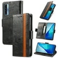 thumbnail image 1 of Case for TCL 20 S Cover Leather Wallet Folio Case Book Design Flip Magnetic Closure - Black, 1 of 5