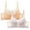 Beige, variant on Minimizer Bra for Women - 2 Pack Lace Bra Womans Full Coverage Everyday Bras Unlined Underwire Bra for Heavy Breast