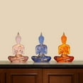 thumbnail image 5 of 7'' Buddha Statues Translucent Resin Statue Decoration,Small Seated Buddha Collectibles Indoor Ornaments for Home Temple Diwali Decor[Energy Class A], 5 of 7