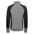 thumbnail image 3 of Little Donkey Andy Men's Ultra Soft Warm Fleece Hybrid Jacket, Lightweight Thermal Running Coat for Golf Hiking Grey Heather XXL, 3 of 7