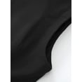 thumbnail image 6 of KVE Women's Hooded Softshell Vest Fleece Lined Windproof Zip Up Sleeveless Jacket Lightweight Coat for Running Black Medium, 6 of 9