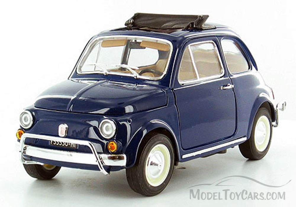 Entertainment orgaan Implicaties 1968 Fiat 500 L, Blue - Bburago 12035 - 1/18 scale Diecast Model Toy Car -  Walmart.com