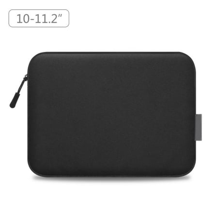 10-11.2 Inch Laptop Sleeve  Protective Case with Zipper Black