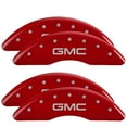 thumbnail image 2 of MGP 4 Caliper Covers Engraved Front & Rear GMC Red finish silver ch Fits select: 2019-2020 GMC SIERRA K2500 DENALI, 2015 GMC SIERRA C2500 DENALI, 2 of 6