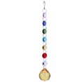 thumbnail image 2 of Decoración Bola de Cristal Colgante Prisma de Arcoíris Likrtyny Amarillo, 2 of 3