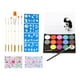 thumbnail image 1 of Pintura corporal facial, paleta de belleza, 6 pinceles, secado rápido, fácil de pigmentar Pigmento a base de agua brillante de pintura corporal Yinane Cara Cuerpo Pintura, 1 of 3