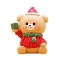 thumbnail image 1 of Estatua navideña, adorno de escritorio, colección de adornos decorativos, regalo para amigos, Navidad Oso de Navidad, 1 of 9