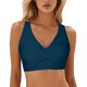 thumbnail image 1 of MKLEKYY Trajes De Baño Dama Women Lace Up Swimwear Tops Underwire Full Coverage Bikini Top Push Up Swim Crop Top Tie Back Bathing Suit Tops, 1 of 5