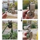 thumbnail image 4 of SZTXJ 1 Pack Ultra Quiet Double Bearing 304 Stainless Steel U-Shaped Swivel Pulley Detachable 360 Degree Swivel Heavy Duty Pulley, 4 of 5