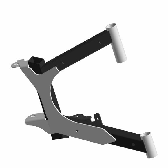Polaris RZR Bras de Contrôle Soudé, Arrière, Bas, Droit, Noir Mat, Pièce OEM Authentique 1021969-458, Qty 1