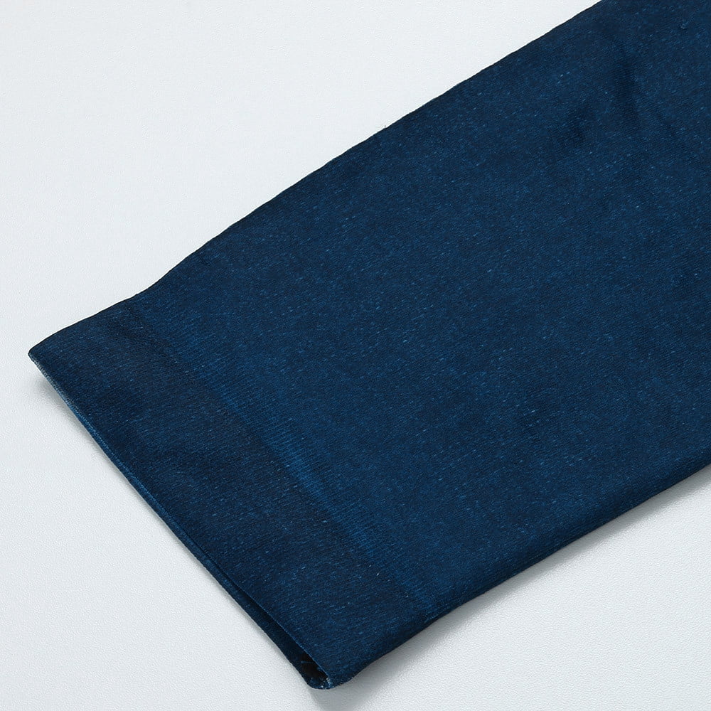 Women's Denim Print Fake Jeans Look Like Leggings Sexy Stretchy High