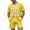 Yellow, variant on IWRICH Summer 2 Piece Suits for Men Short Sleeve Tuxedo Blazer Wedding Party Jackets and Elastic Waist Shorts Casual Outfits Yellow XL