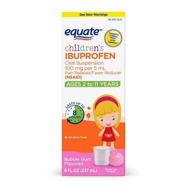Equate Children's Ibuprofen Oral Suspension ,100 mg per 5 mL (NSAID