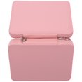 thumbnail image 6 of Korean Style Jewelry Box Organizer Display Storage Leather Large Big Mirror Multi-Function Necklace Earring Ring Box for Jewelry Pink, 6 of 10