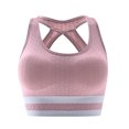 thumbnail image 2 of Darzheoy Bras for Women No Underwire Women's Sports Bra Tank Top Seamless Back Gathering No Steel Ring Shockproof Running Fitness Yoga Bra Free Size(36), 2 of 5