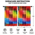 thumbnail image 2 of Blackout Kids Curtains,Checkered Childrens Insulated Curtains Set Of 2,Bedroom Essentials,Toddler Room Decor 42"x63"(106x160cm), 2 of 4