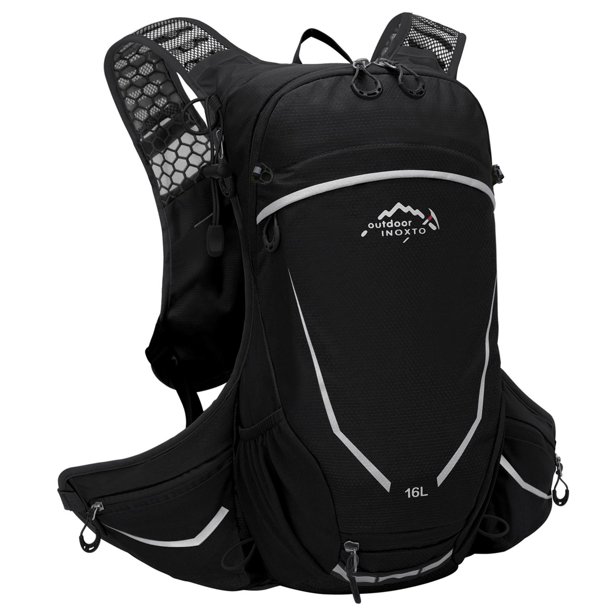 OUTDOOR INOXTO Mochila de ciclismo Bolsa de correr al aire libre Bolsa de bicicleta Chaleco deportivo Bolsas de equitación ultraligeras Bolsa de viaje transpirable para correr Senderismo Camping OUTDOOR INOXTO mochila