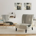thumbnail image 3 of Designart "Glam Dancing Shape I" Upholstered Modern Accent Chair - Arm Chair, 3 of 5