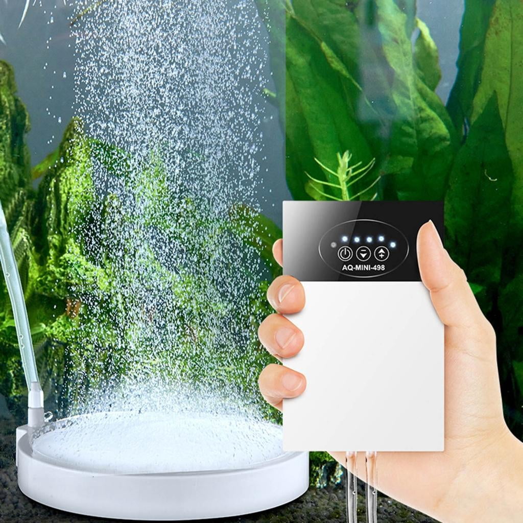 Rechargeable Aquariums Aerator With 14H Endurances Quiet Operations Portable Design Air Pumps For Travel Fishing Use