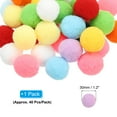 thumbnail image 2 of Uxcell 40Pcs 1.2inch High Elastic Pom Poms for Crafts, Multicolored, 2 of 7