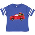 thumbnail image 3 of Inktastic Christmas Red Vintage Truck with Presents Boys or Girls Toddler T-Shirt, 3 of 5