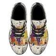 thumbnail image 2 of Halloween Coffee Latte Spooky Season Shoes Sneakers Black Size 10.5, 2 of 7