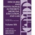 thumbnail image 1 of Discourse and Institutional Authority Medicine, Education, and Law, 1 of 1